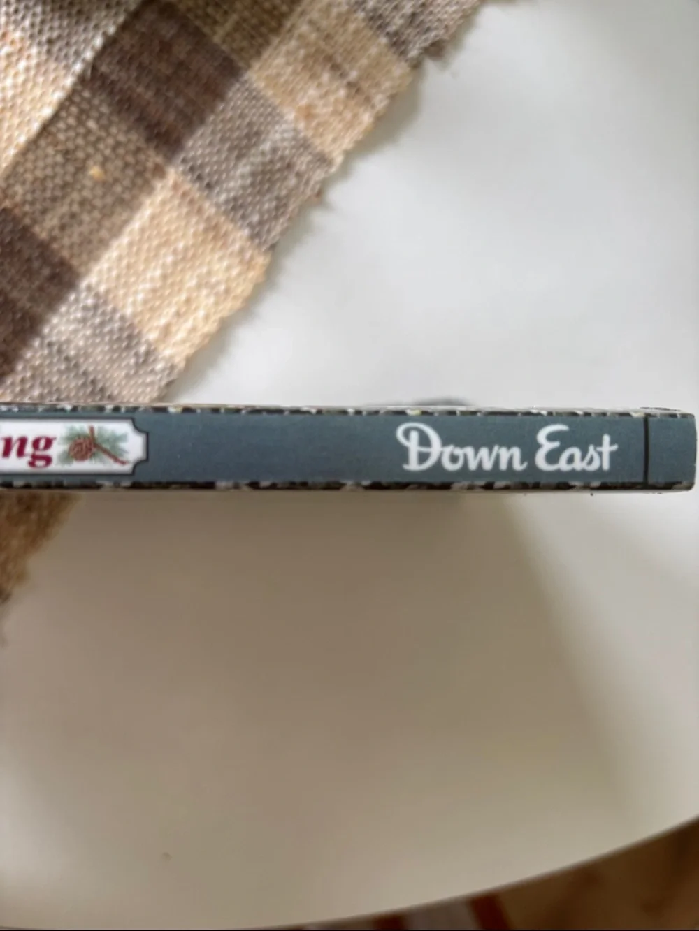 3/15$ ✨ DownEast All-Maine Cooking Cookbook - White, Green, and Red Accents